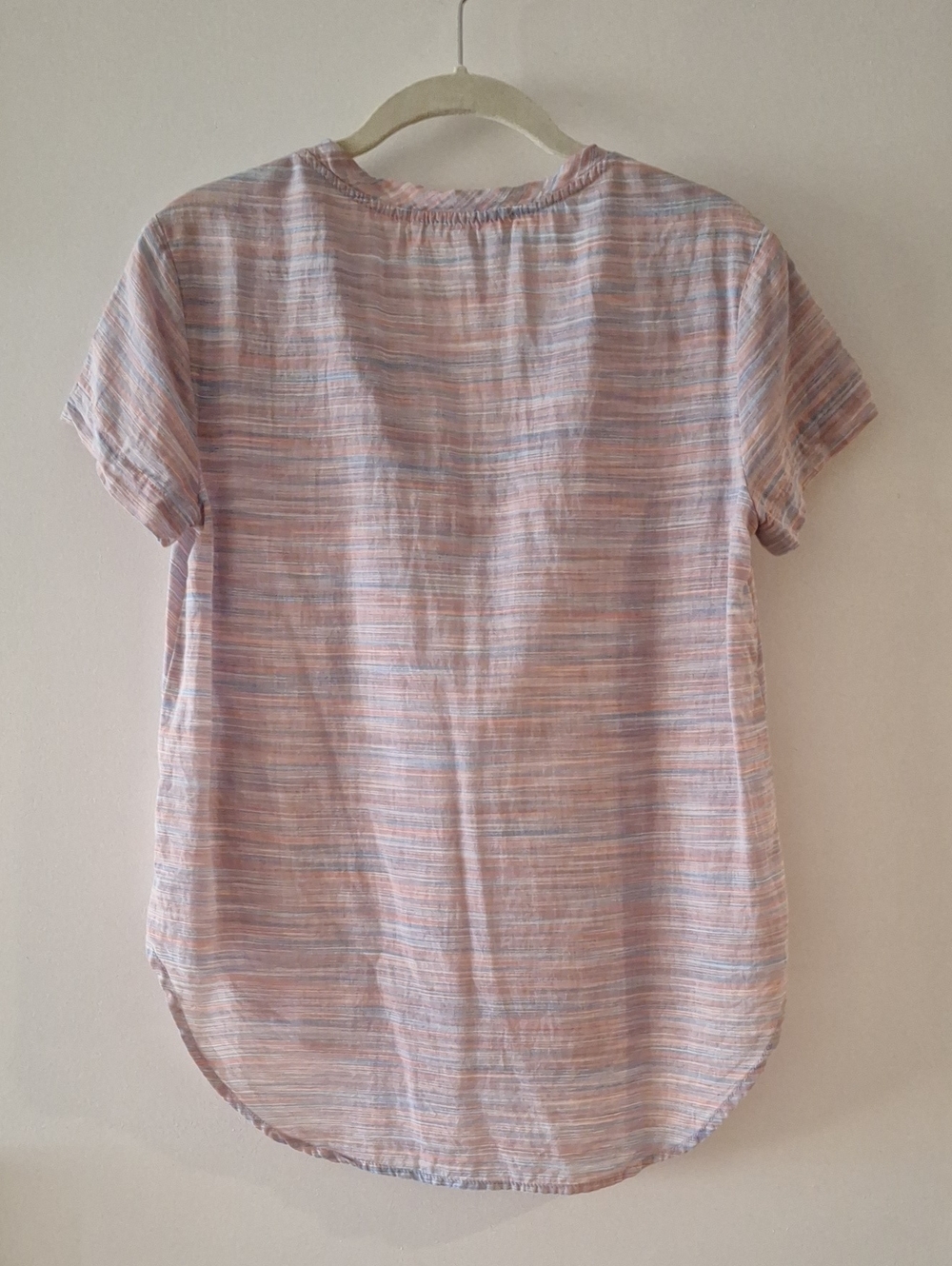 CLOTH & STONE Women's Cotton V-Neck Short Sleeve T Shirt - Size Small - Picture 6 of 10